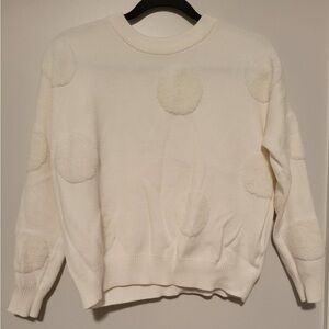 T Tahari polka dot sweater